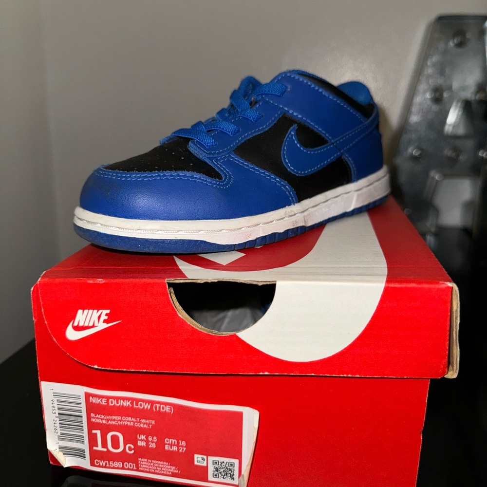 Toddler dunk low cobalt blue